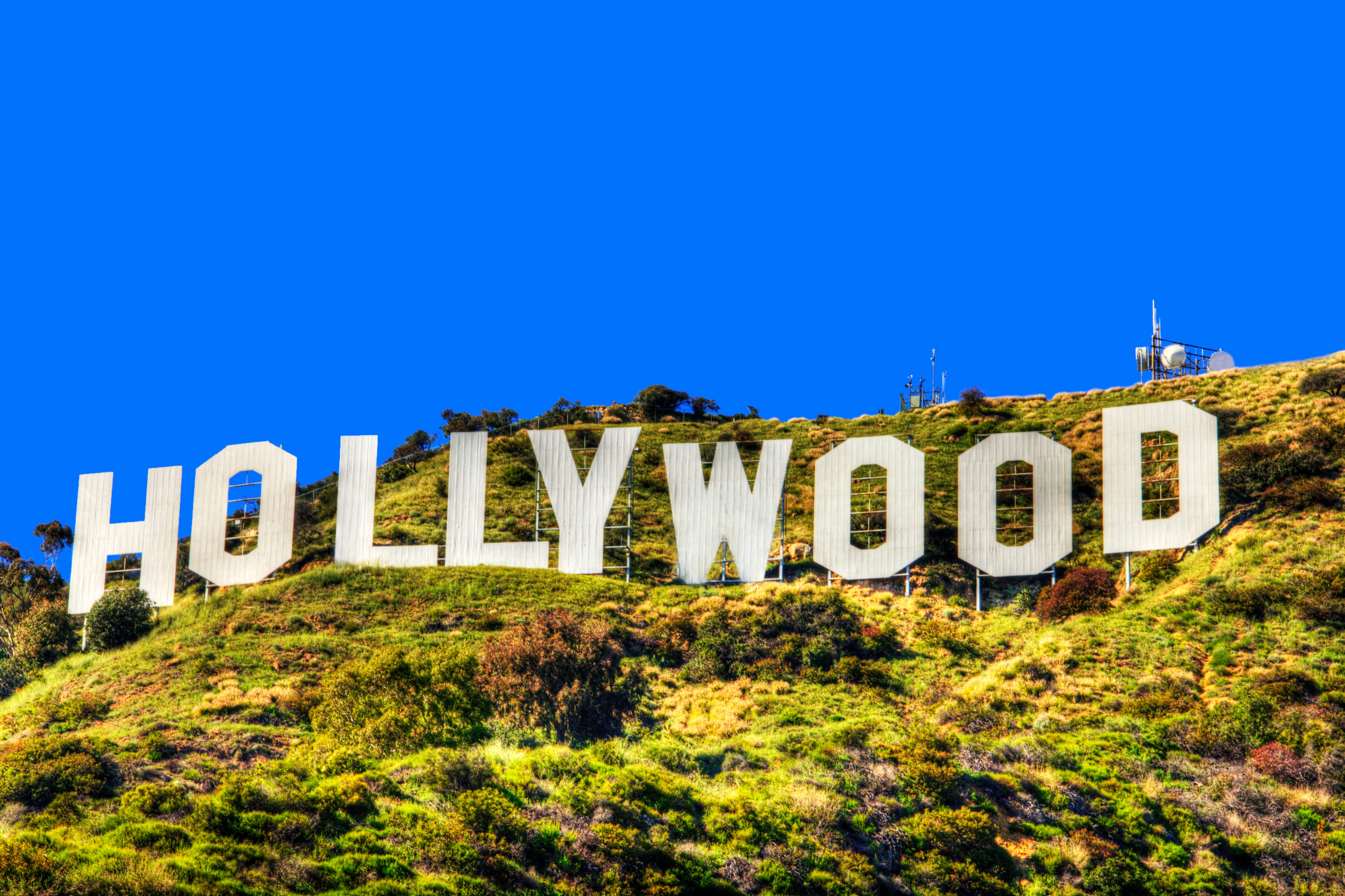 Hollywood Taken from under the sign